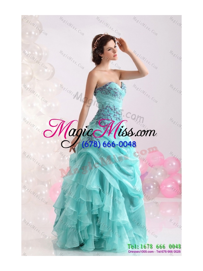 wholesale 2015 perfect sweetheart floor length quinceanera dresses with appliques