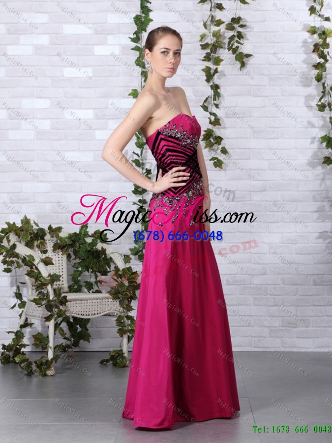 wholesale 2015 popular sweetheart floor length prom dress with beading