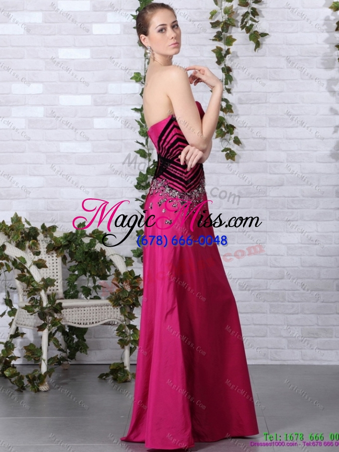 wholesale 2015 popular sweetheart floor length prom dress with beading