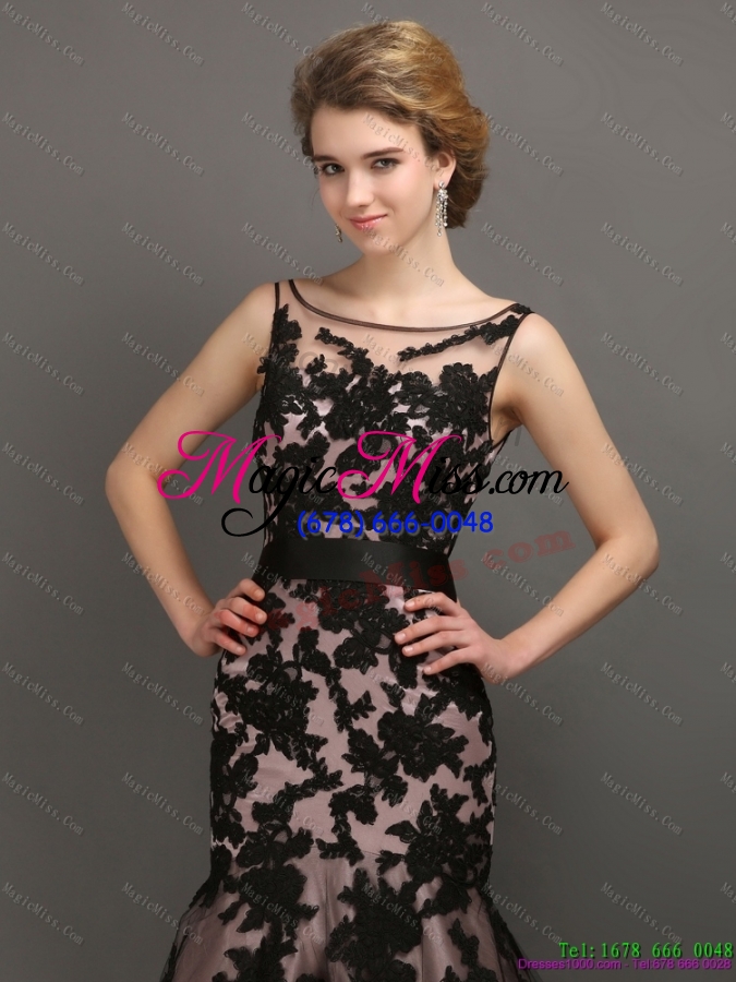wholesale gorgeous appliques multi color 2015 prom dress with appliques