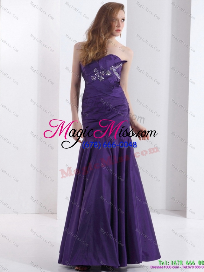 wholesale 2015 popular prom dresses with beading and ruching