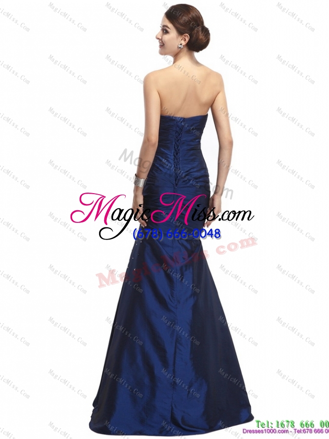 wholesale 2015 the super hot strapless mermaid dama dress with beading
