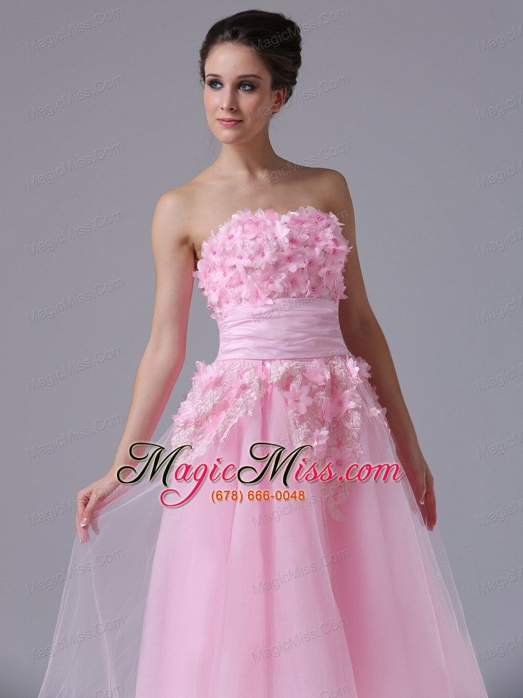 wholesale handle-made flower maxi sweetheart pink tulle 2013 sweet wedding dress in cedar falls iowa
