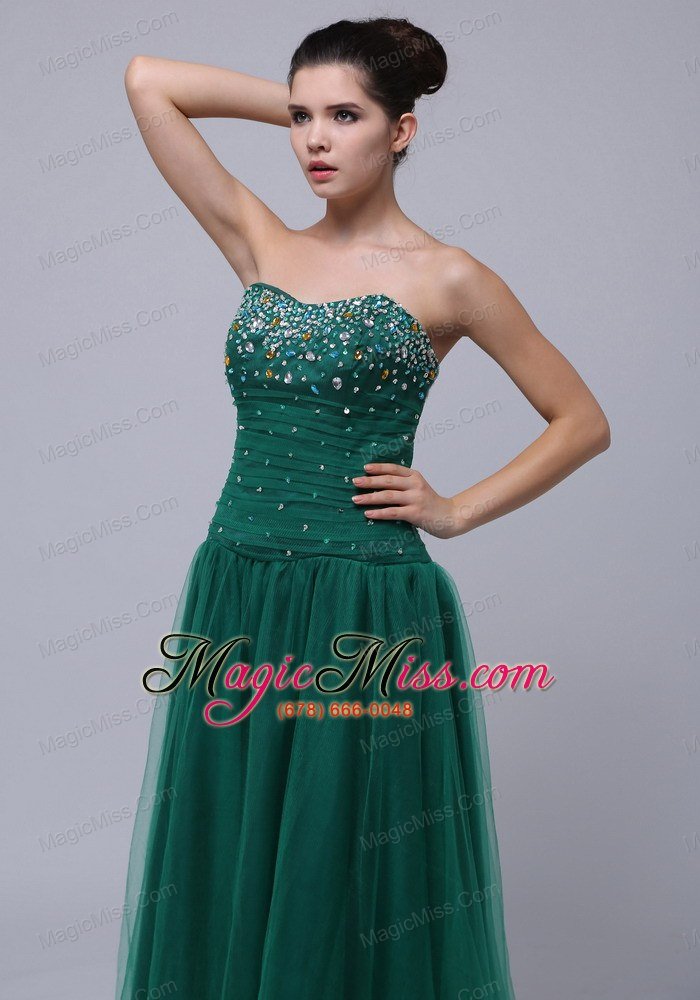 wholesale beaded decorate bust for dark green prom dress in mississippi