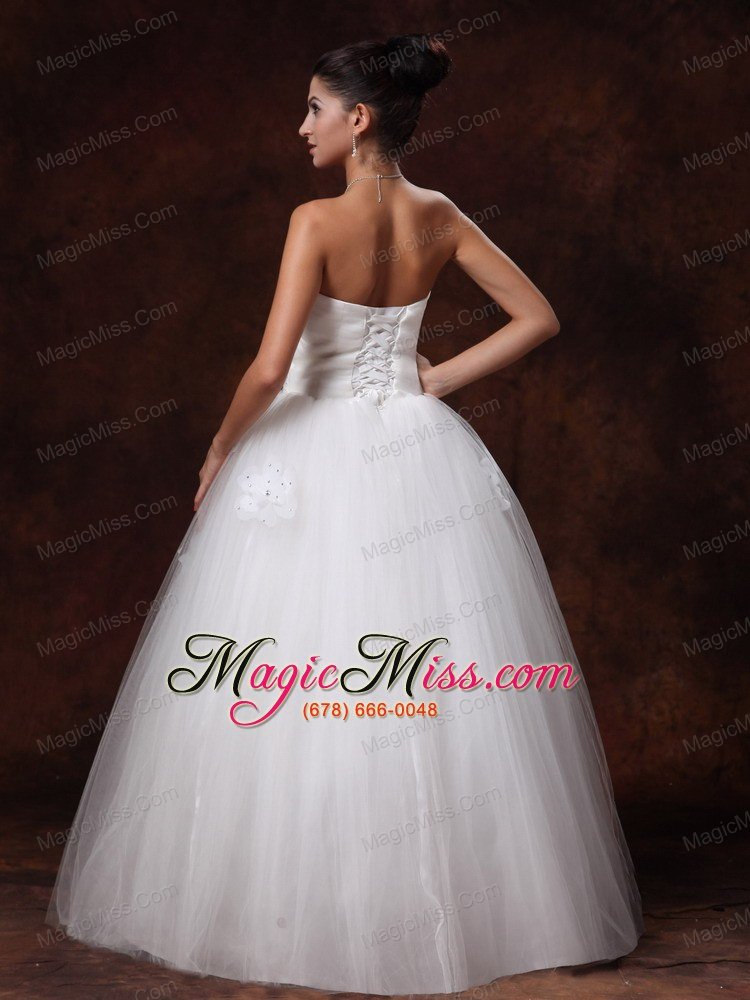 wholesale strapless beaded floor-length a-line tulle wedding dress for 2013 custom made