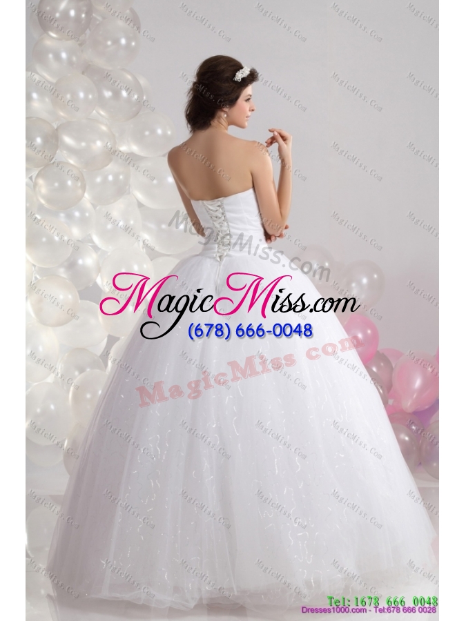 wholesale 2015 brand new sweetheart wedding dress with beading
