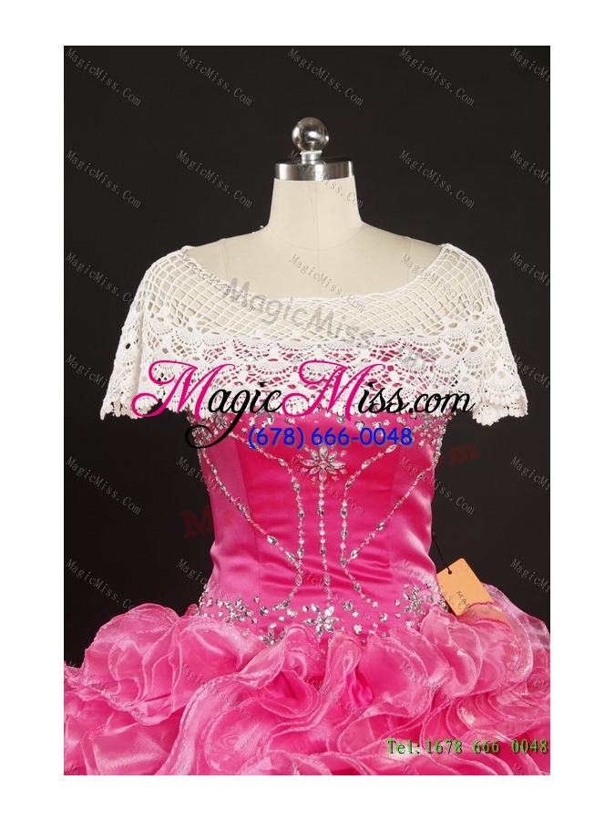 wholesale 2015 wonderful strapless lace wedding dress with mini length