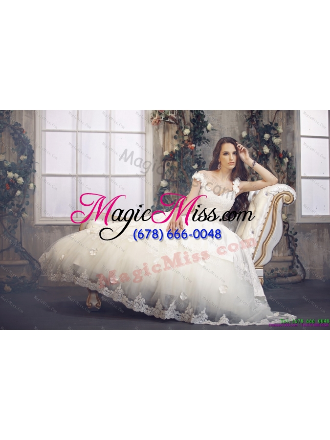 wholesale 2015 the super hot off the shoulder lace wedding dress with floor length