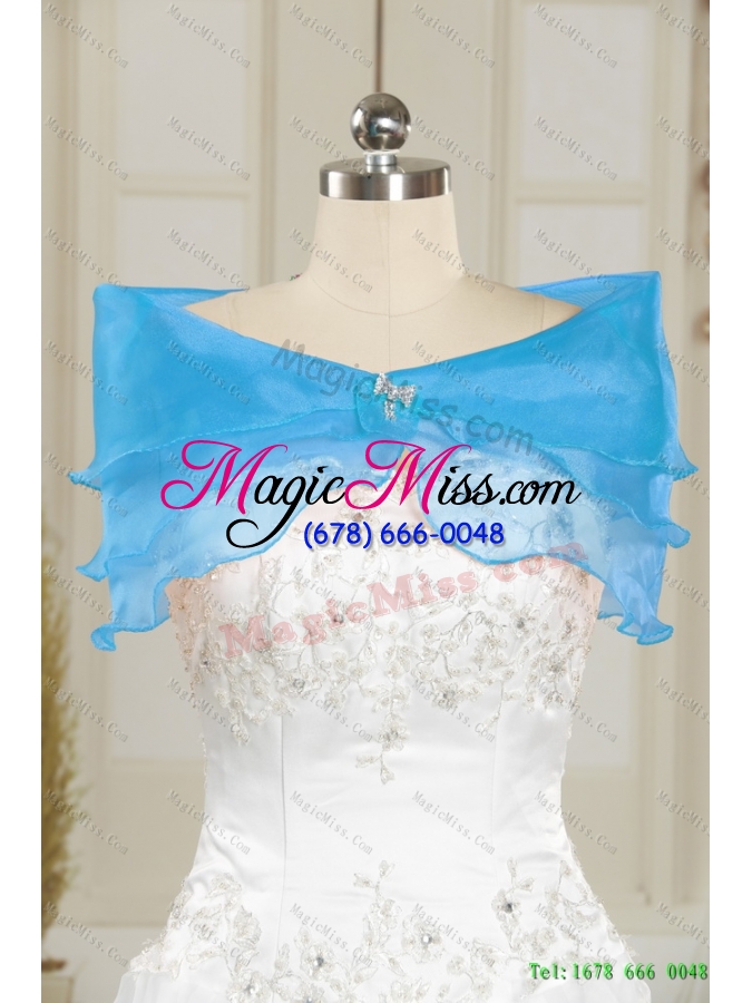 wholesale modest strapless high low ruffles 2015 detachable prom skirts in multi color