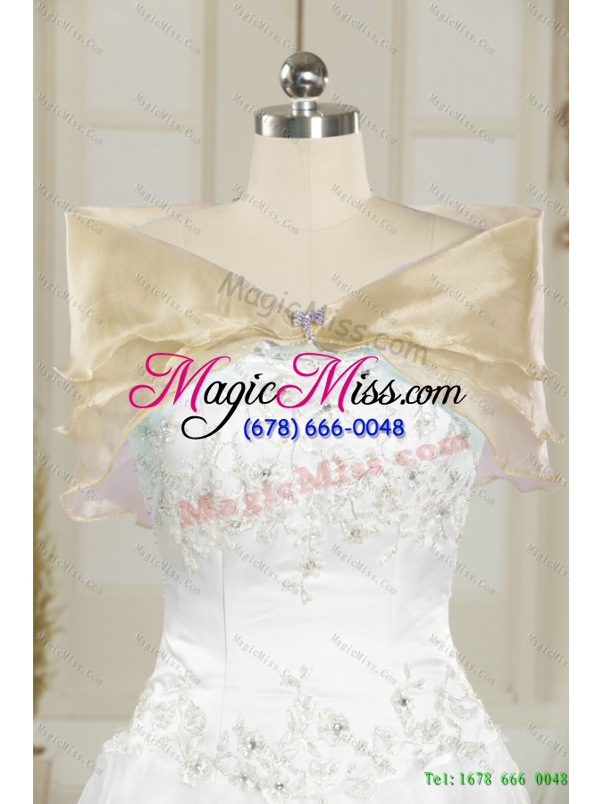 wholesale detachable new style strapless white prom skirts with ruffles and beading