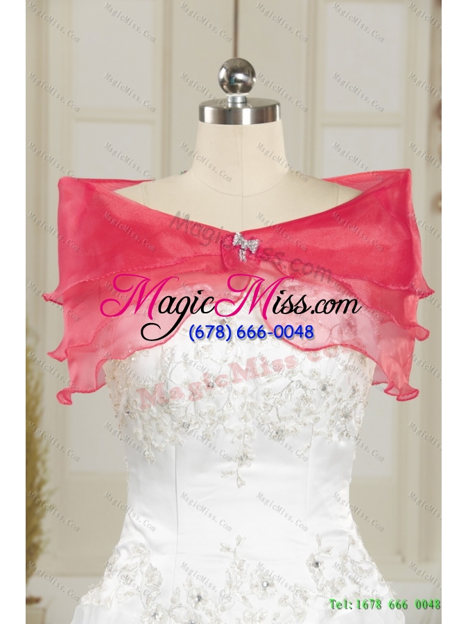 wholesale detachable multi color sweetheart prom skirts with appliques and ruffles
