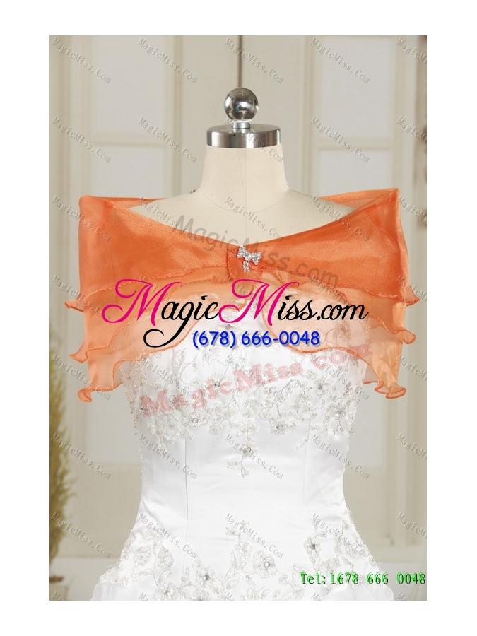 wholesale 2015 multi color sweet 16 dress with beading and ruffles