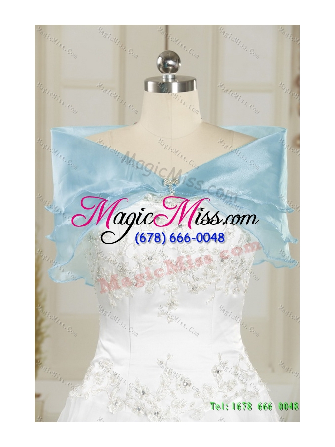 wholesale luxurious beading and ruffles sweetheart 2015 quinceanera dresses in teal