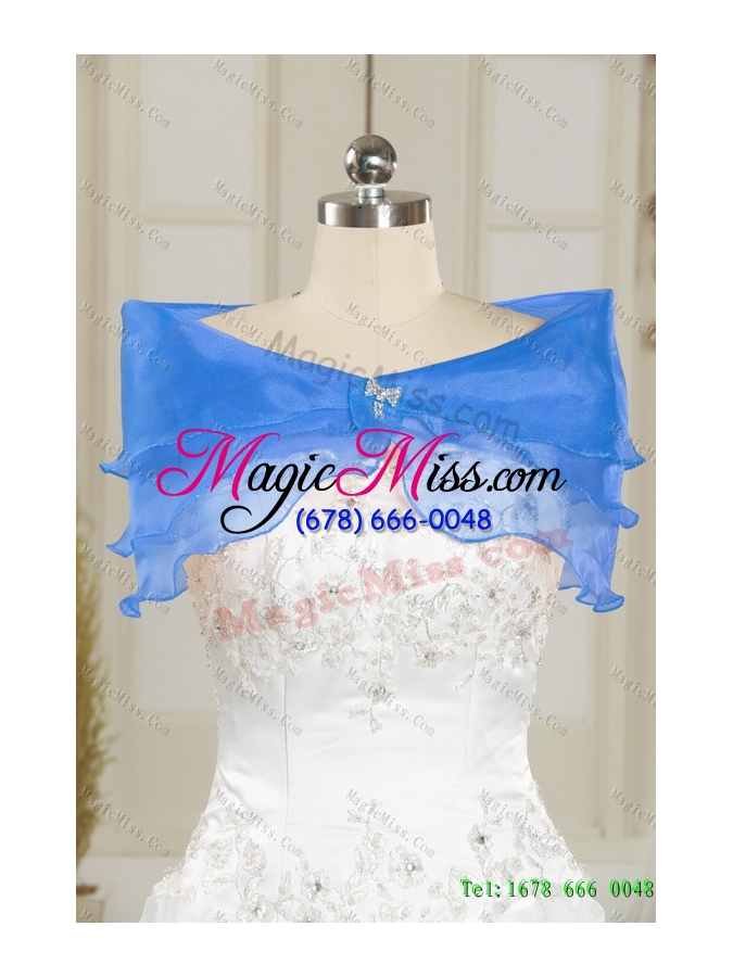 wholesale multi-colored sweetheart ruffles sweet 16 dresses with appliques and pick ups
