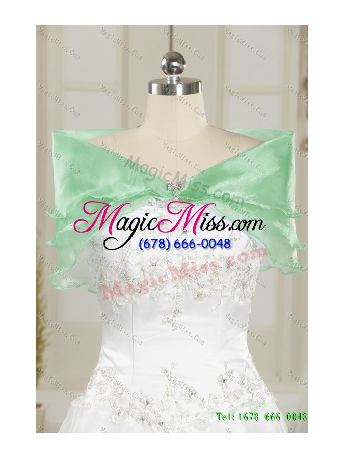 wholesale multi-colored beading and ruffled layers quinceanera dresses for 2015