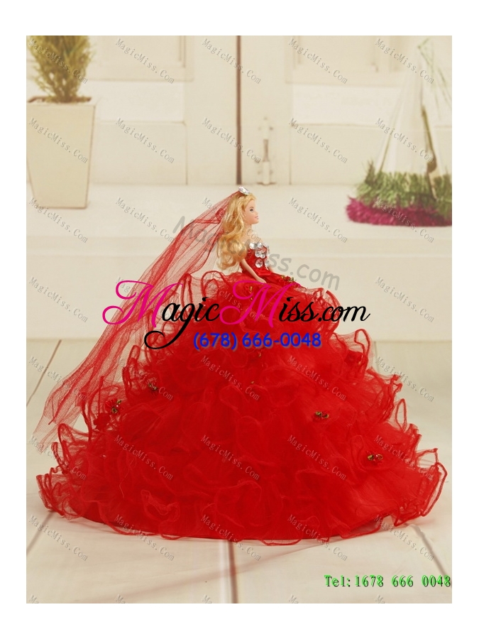 wholesale exquisite beading and ruffles sweetheart 2015 quinceanera dresses in multi color