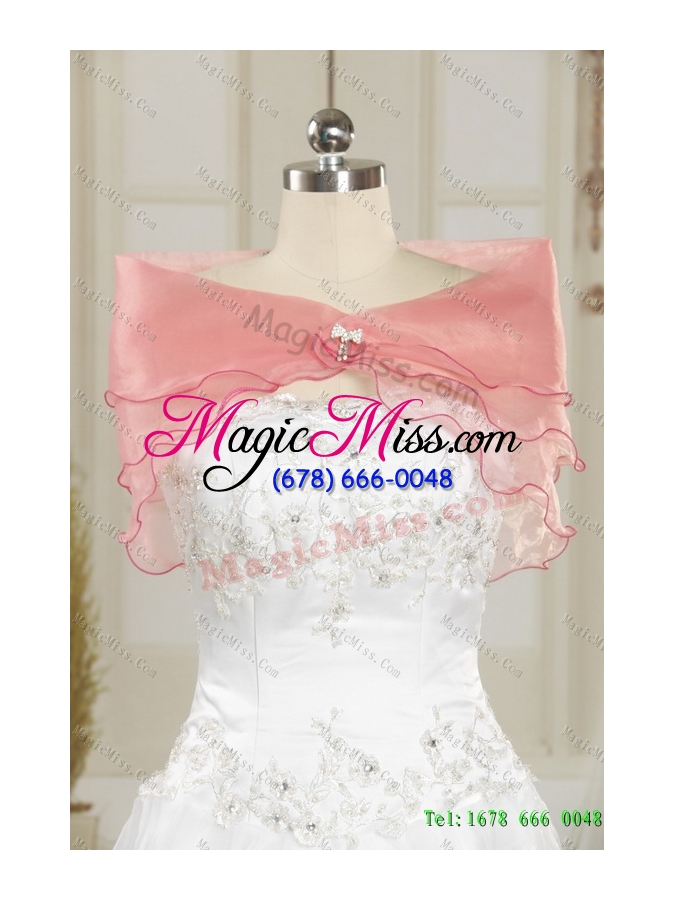 wholesale 2015 new style sweetheart quinceanera dresses with beading and pick ups