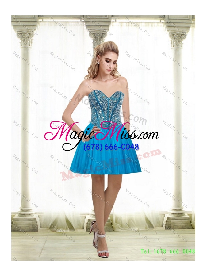 wholesale detachable 2015 sweetheart short prom skirts with beading
