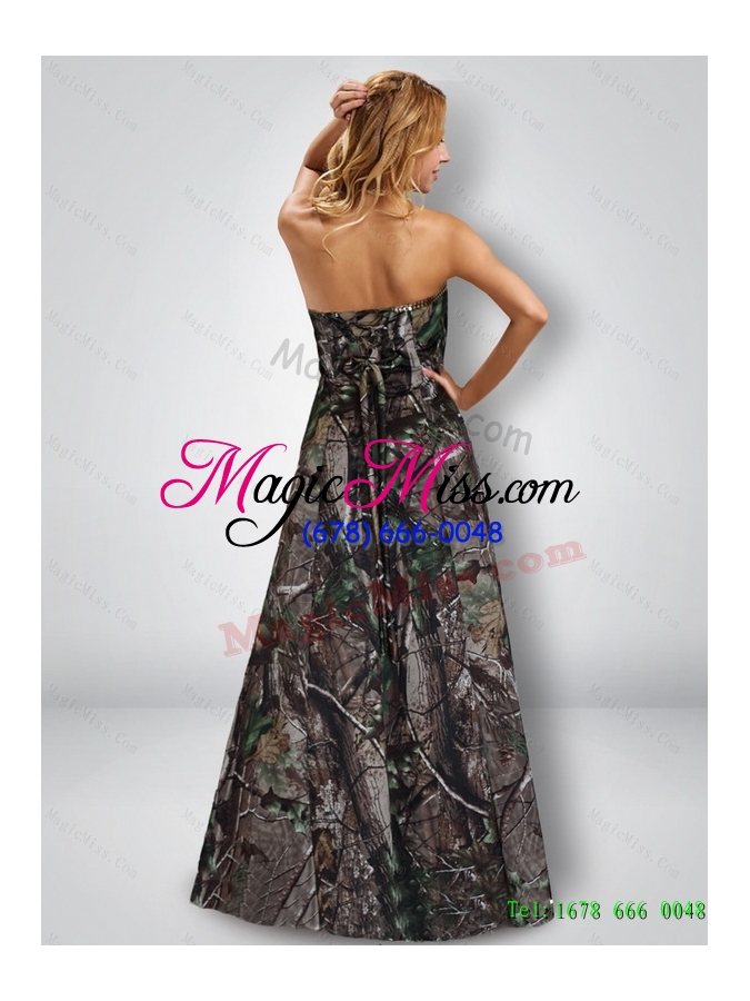 wholesale sexy column strapless camo prom dresses with sequins