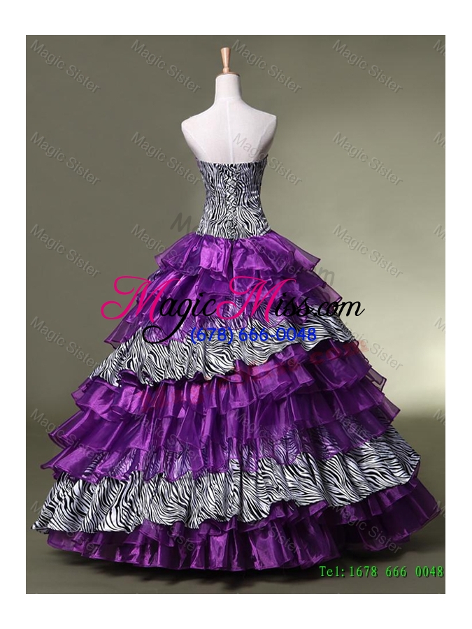 wholesale new arrival sweetheart quinceanera dresses with ruffled layers