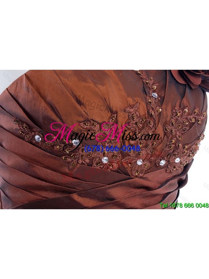 wholesale lovely perfect custom made appliques and hand made flowers prom dresses