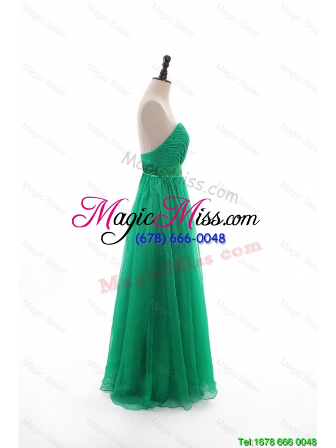 wholesale classical spring empire sweetheart prom dresses with belt