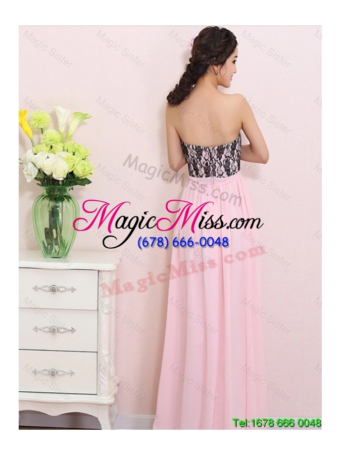 wholesale pretty 2016 elegant empire sweetheart laced prom dresses with belt
