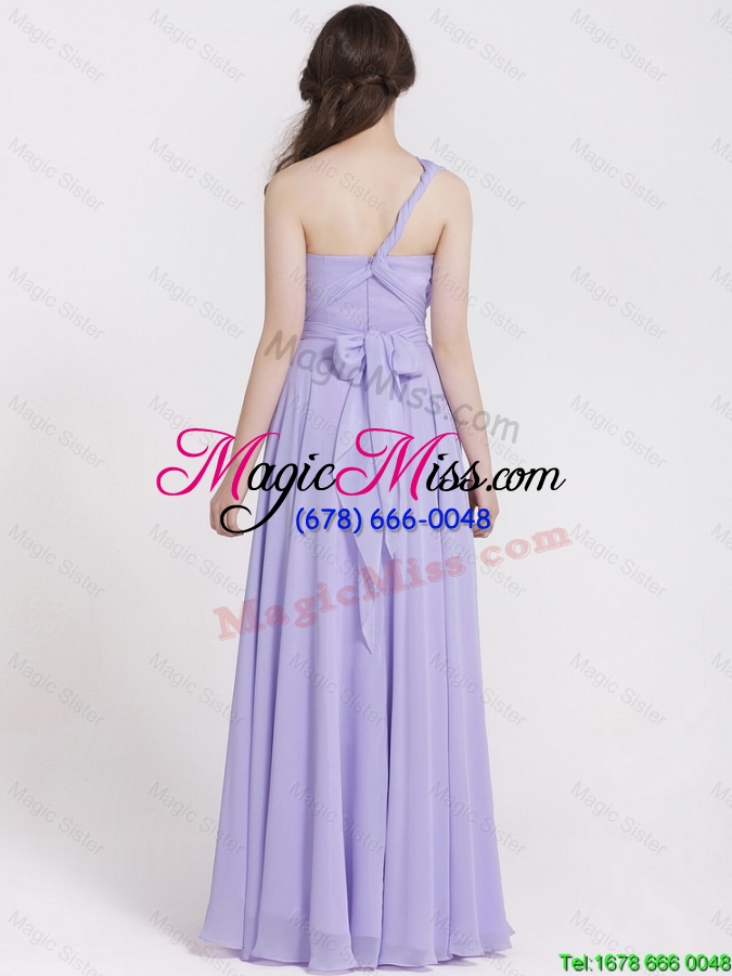 wholesale 2016 summer beautiful ruching lavender prom dresses in lavender