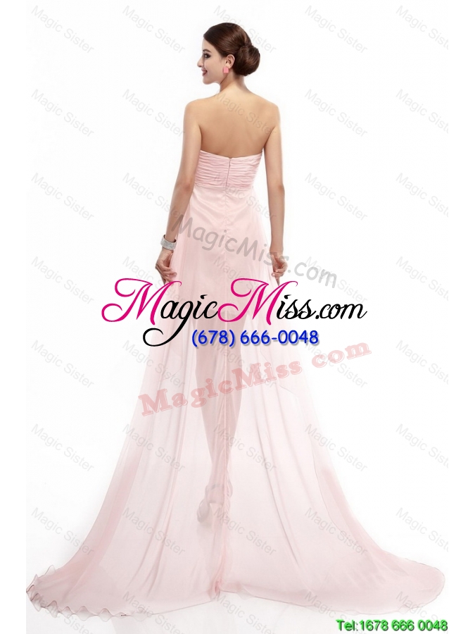wholesale best selling lovely perfect sweetheart beaded prom gowns with high low