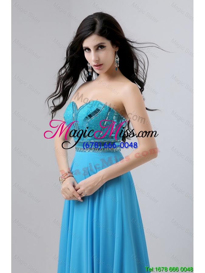wholesale latest sweetheart prom dresses with beading and sequins