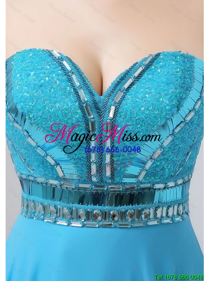 wholesale latest sweetheart prom dresses with beading and sequins