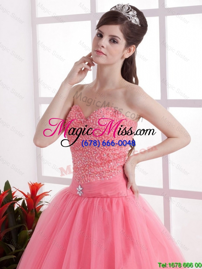 wholesale perfect new arrivals a line sweetheart prom dresses in watermelon