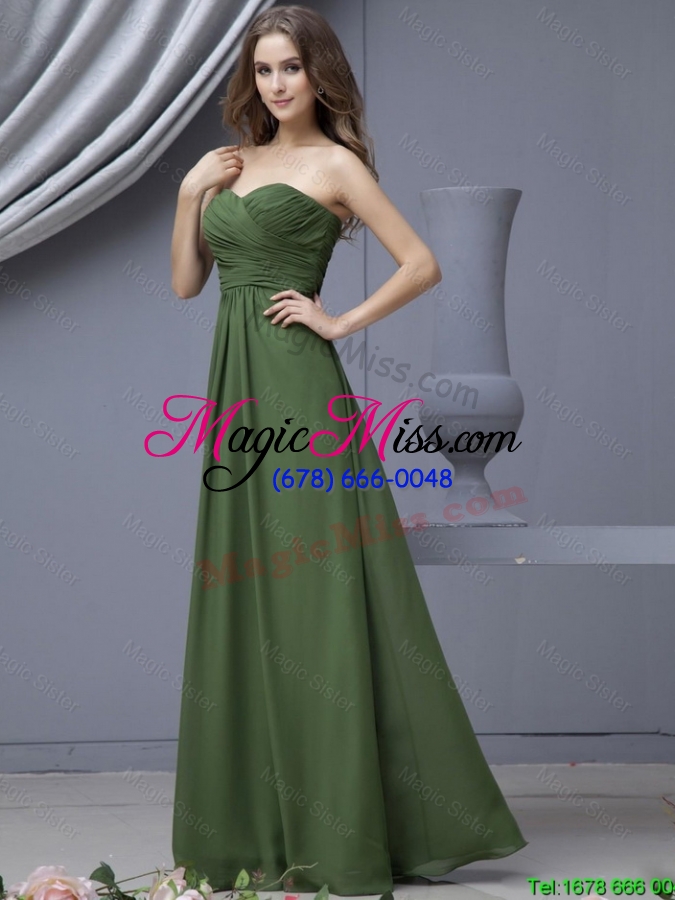 wholesale 2016 modern empire sweetheart prom dresses with ruching