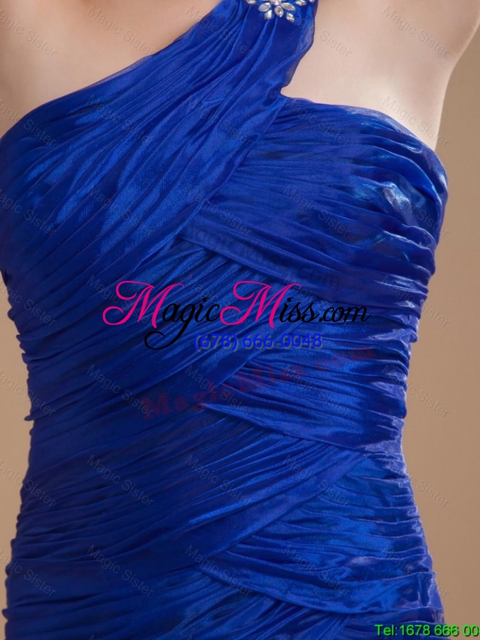 wholesale pretty one shoulder ruffled layers prom gowns with mermaid
