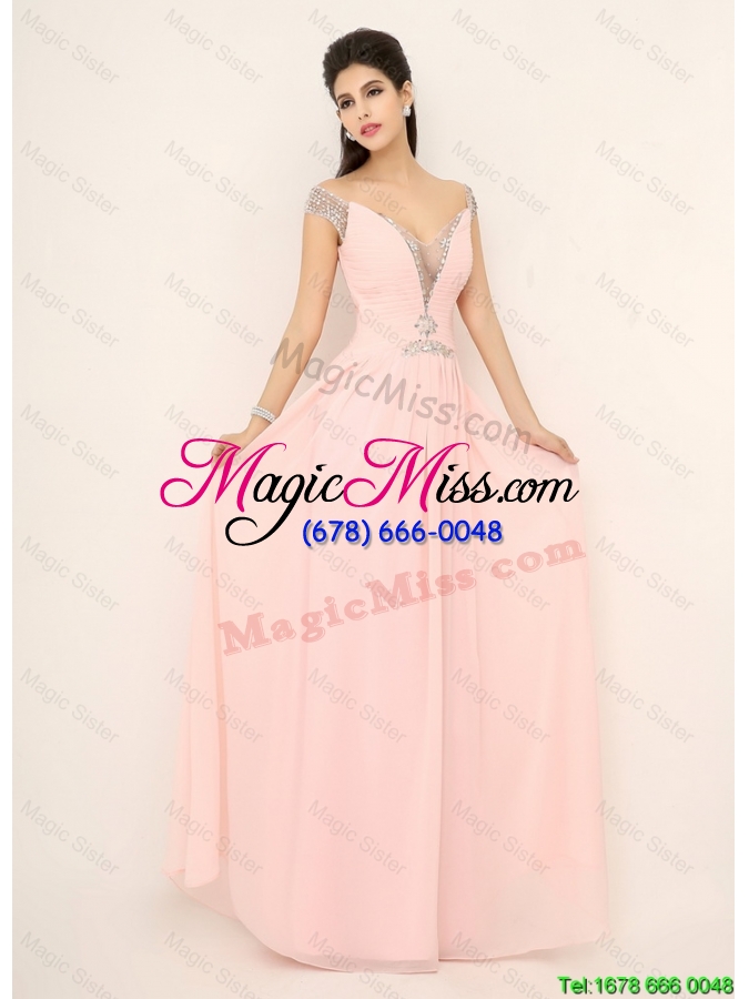 wholesale beautiful off the shoulder prom dresses with cap sleeves