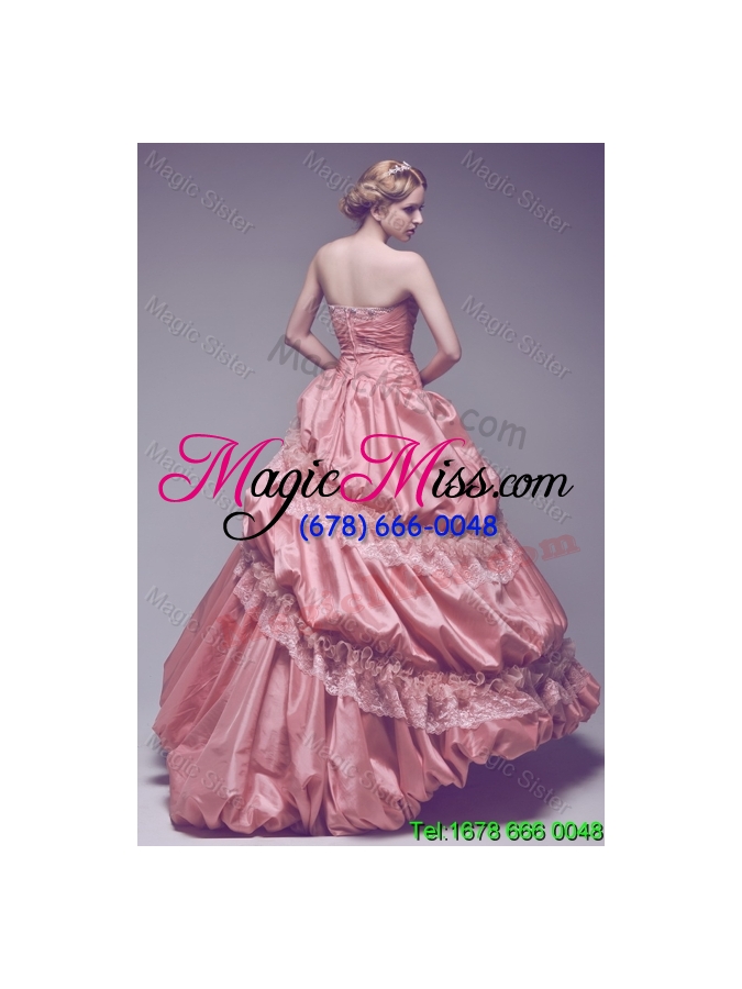 wholesale 2016 spring new style sweetheart beading long wedding dresses