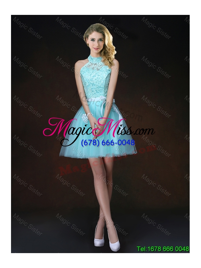 wholesale perfect bowknot appliques prom dresses with one shoulder