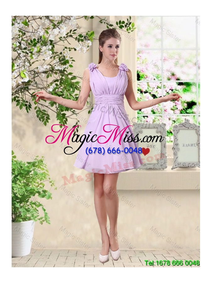 wholesale decent scoop bowknot prom dresses with cap sleeves