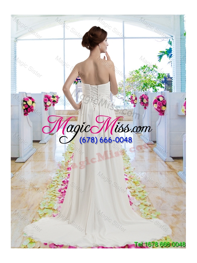 wholesale new arrivals empire strapless wedding gowns with a line
