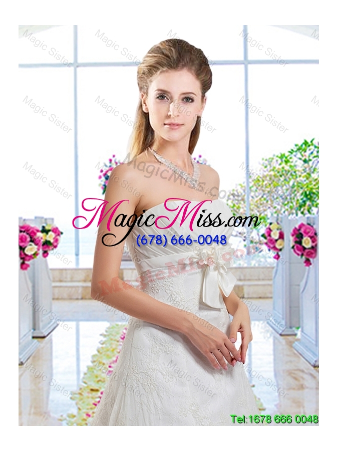 wholesale informal a line laced wedding dresses with lace up