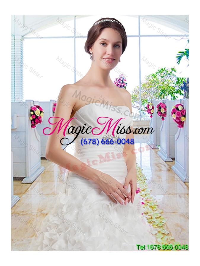 wholesale new arrivals a line beaded wedding dresses with appliques