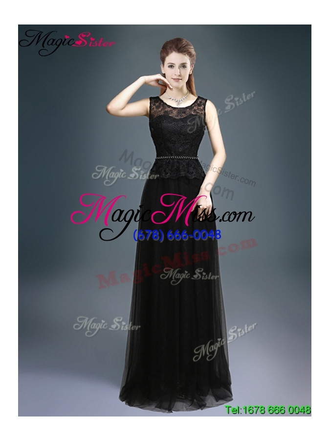 wholesale cheap empire scoop lace prom dresses for 2015 winter