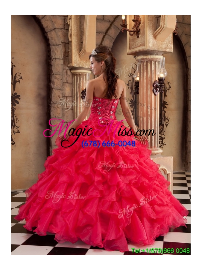 wholesale pretty ball gown sweetheart floor length quinceanera dresses