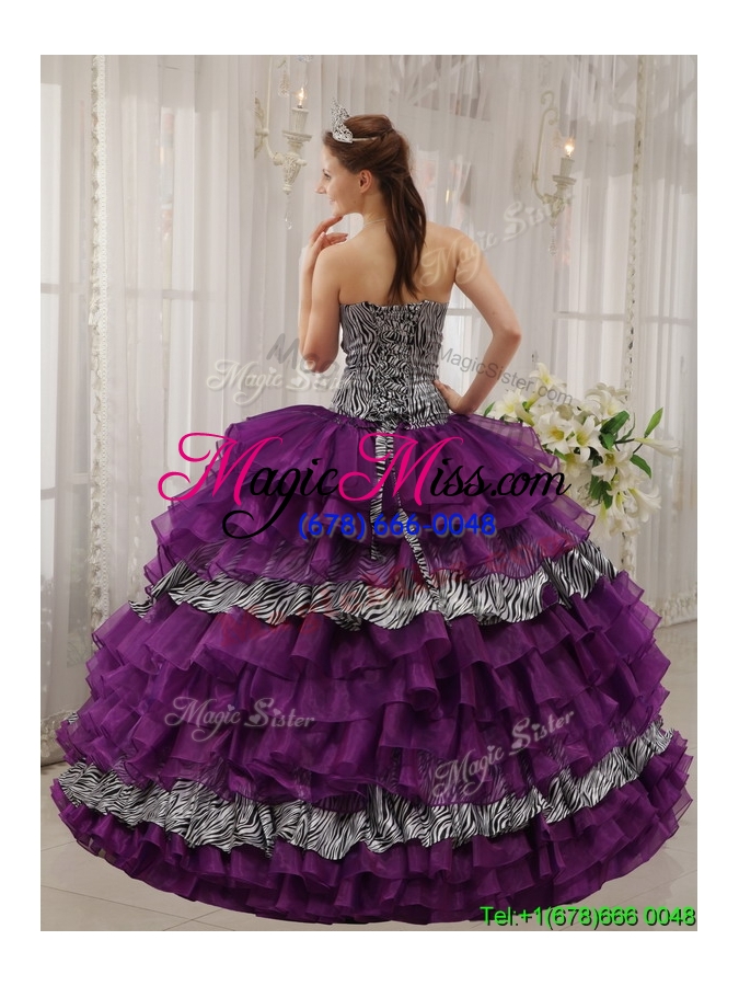 wholesale new style modern purple sweetheart quinceanera dresses with beading