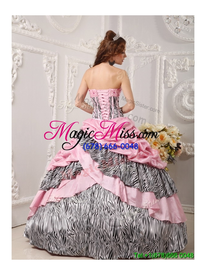 wholesale cheap ball gown beading quinceanera dresses in multi color