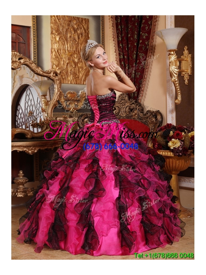 wholesale exclusive sweetheart quinceanera gowns with beading and ruffles