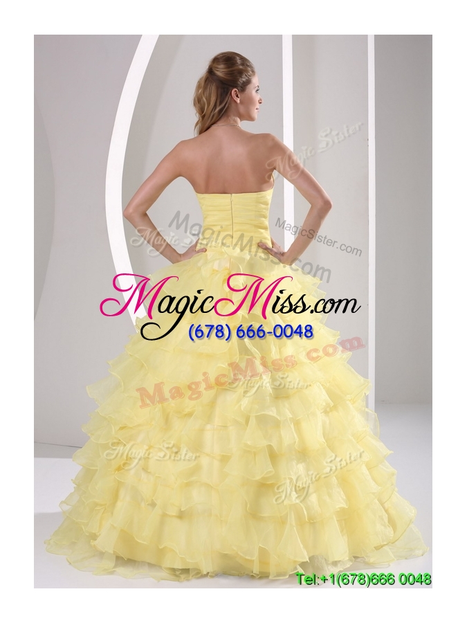 wholesale popular beading and appliques sweetheart quinceanera dresses