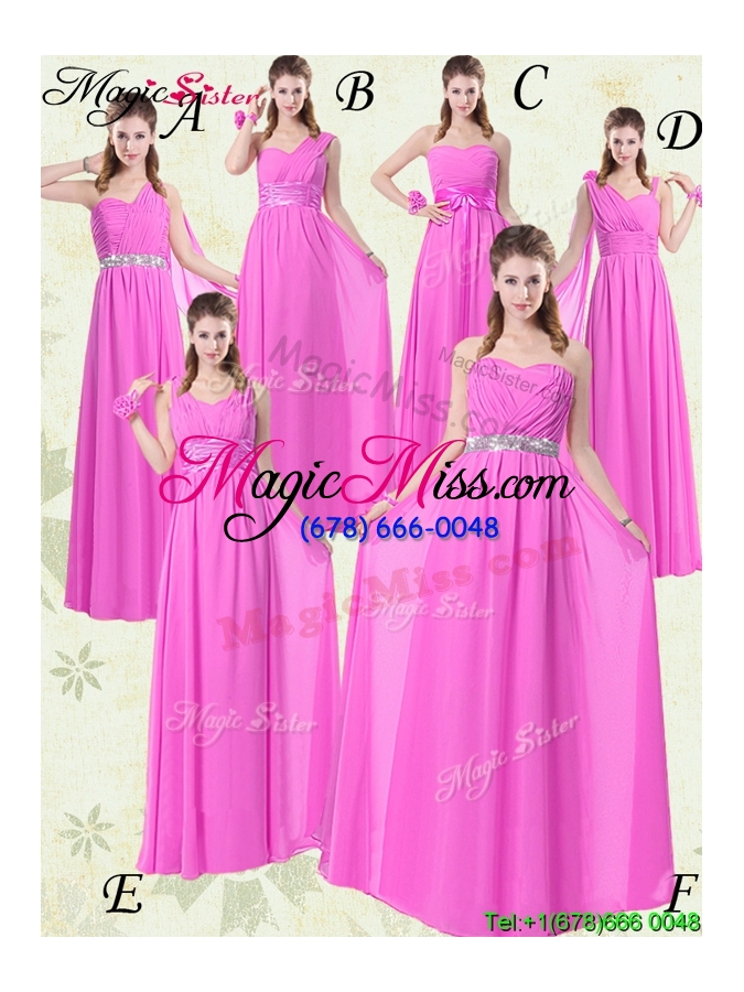 wholesale inexpensive empire straps bridesmaid dresses for spring