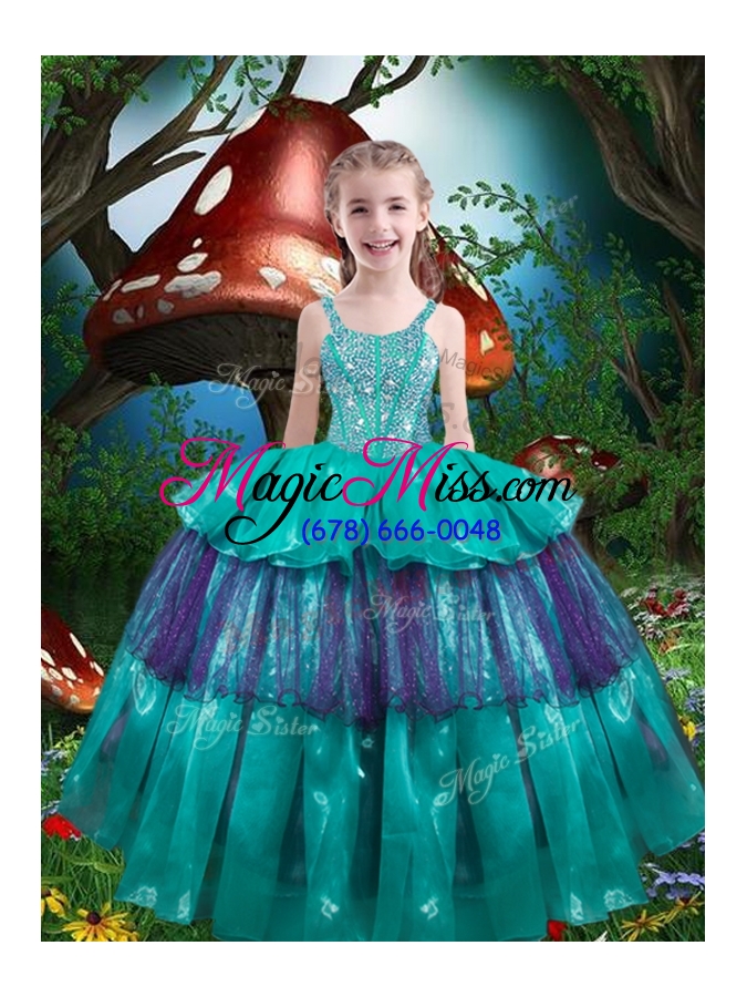 wholesale hot sale ball gown princesita dress with ruffled layers