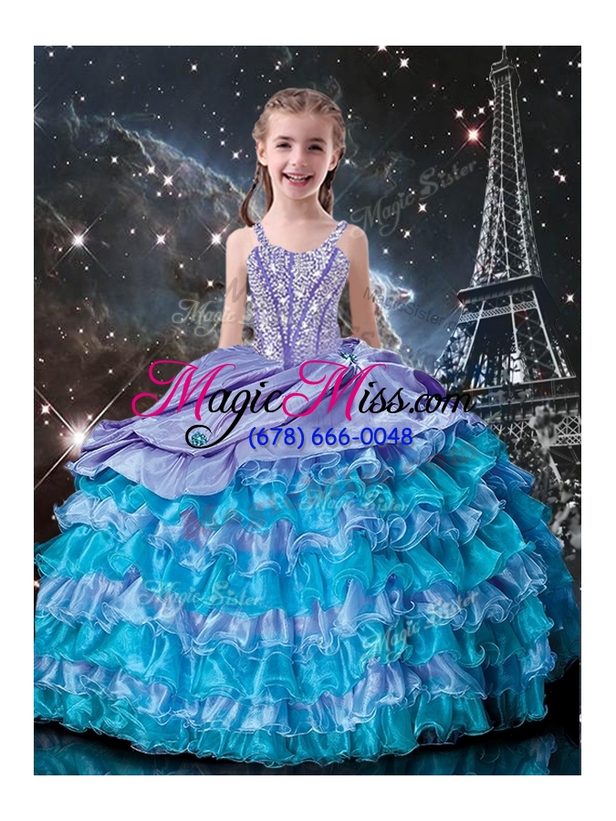 wholesale new arrivals ball gown beading and ruffled layers princesita dress